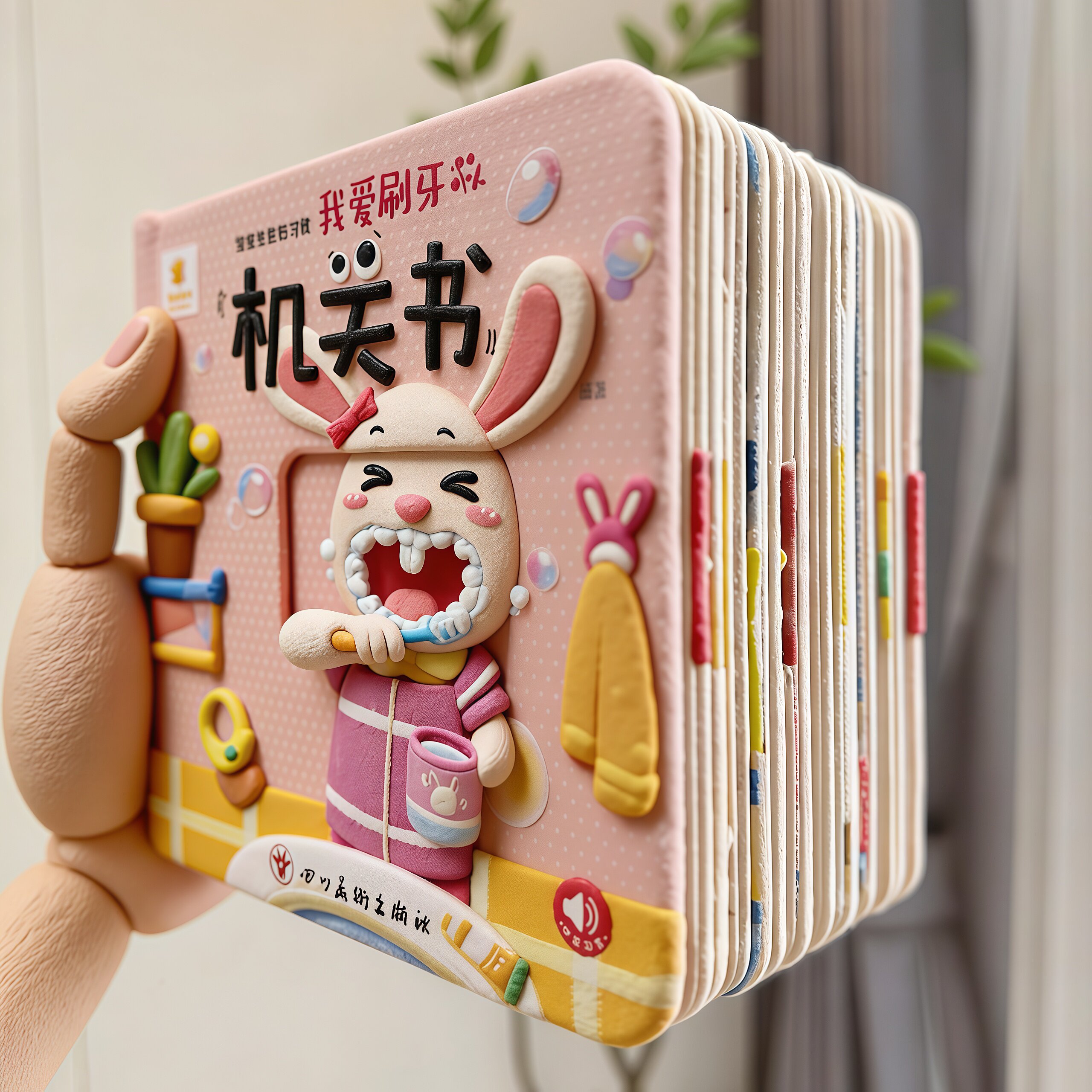 幼儿学习机关书3d立体翻翻书成长启蒙书0-6岁玩具书益智认知卡片