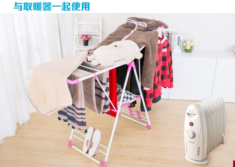 华玲大鹰晾衣架折叠晾衣杆落地晒衣架挂衣架翼型晾衣架阳台室内在类目 收纳整理, 衣物洗/晒/护理用具, 置地/升降晾晒衣架中 - 来自Buy2taobao.com提供专业的淘宝代购服务