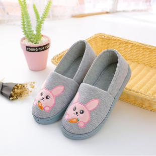 产妇包跟春秋冬季 坐月子鞋 孕妇拖鞋 薄款 产后室内软底透气防滑 夏季