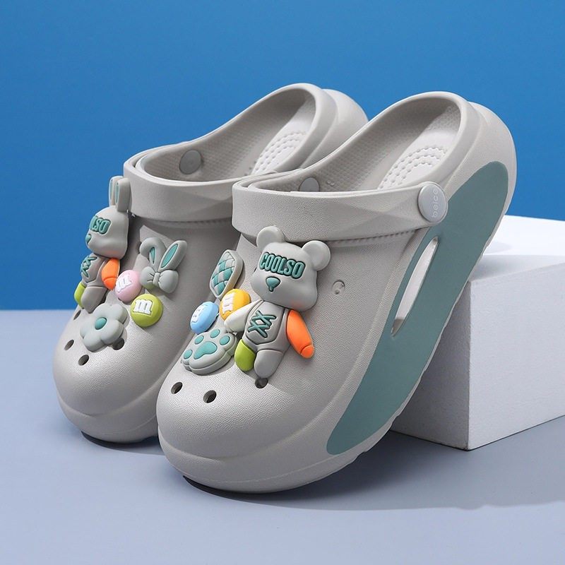 儿童洞洞鞋夏男女童防滑凉拖鞋小孩外穿包头拖鞋中大童沙滩鞋舒适,童鞋/婴儿鞋/亲子鞋,儿童洞洞鞋,淘宝优惠券,粉丝福利购,淘宝优惠卷