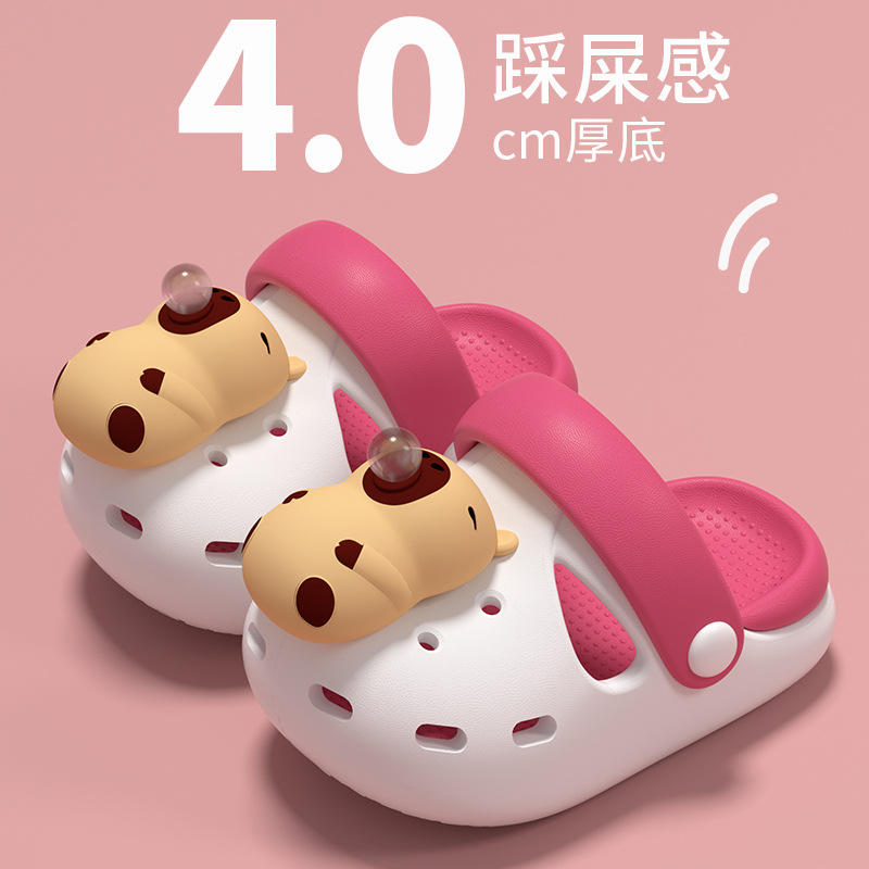 儿童洞洞鞋EVA男女童凉拖鞋小童