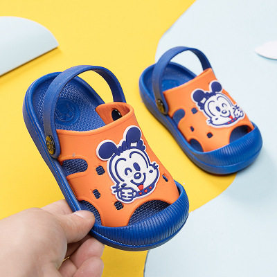 巴布豆童鞋洞洞鞋儿童凉拖鞋男童女孩婴幼儿防滑软底室外防撞宝宝