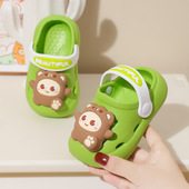 儿童拖鞋 男童卡通宝宝软底轻便女童可爱防滑百搭 夏EVA包头洞洞鞋