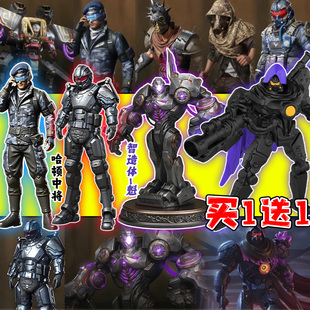 地铁逃生手办托雷斯怀特黑鹰变异体铁爪帮七级套和平精英人仔玩具