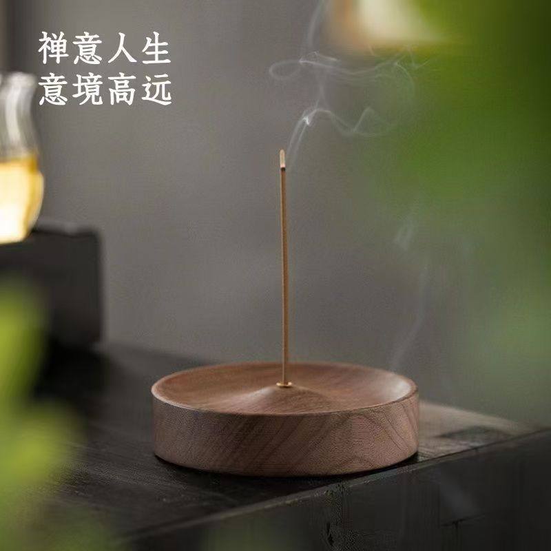 高档实木线香底座家用香插手工茶道圆形黄铜香炉莲花香插沉香盘托,家居饰品,香托/香盘/香座/香插,淘宝优惠券,粉丝福利购,淘宝优惠卷