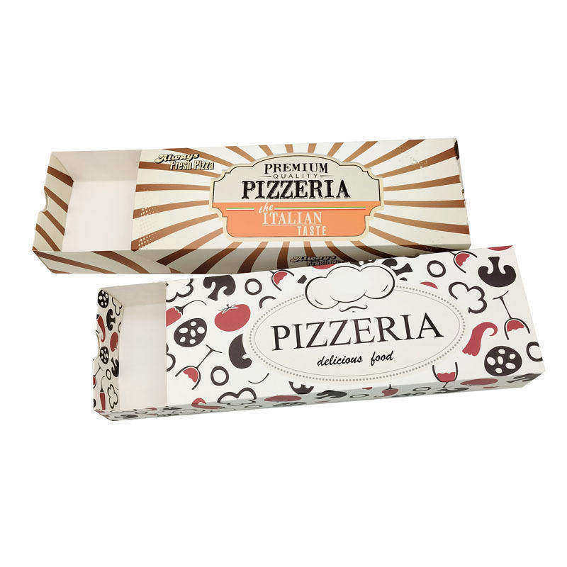 抽屉式披萨盒比萨打包盒一次性披萨外卖包装盒定制抽拉盒定制logo