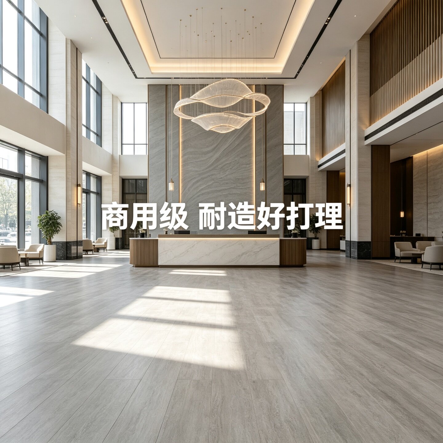 E1浅灰砂岩纹强化复合板厂家直销