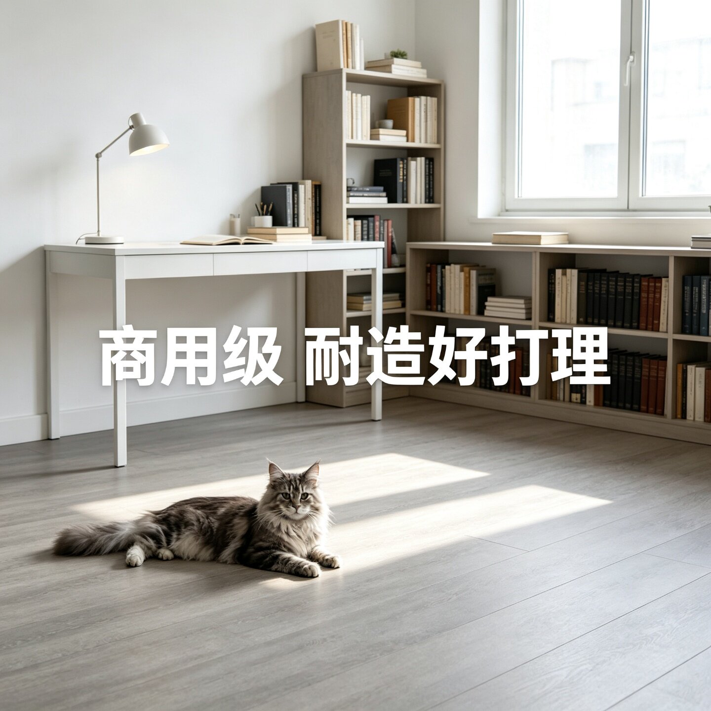 E1浅灰水泥纹强化复合板厂家直销
