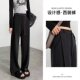 裤 小个子休闲高腰显瘦垂感直筒灰色拖地西装 女夏薄2025新款 阔腿裤