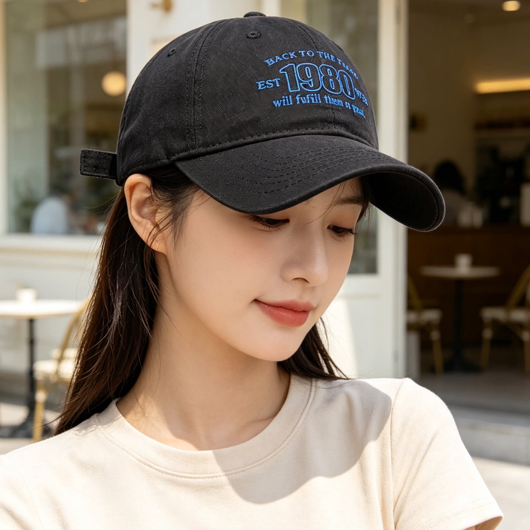 2026新款显脸小鸭舌帽宽檐女款图片