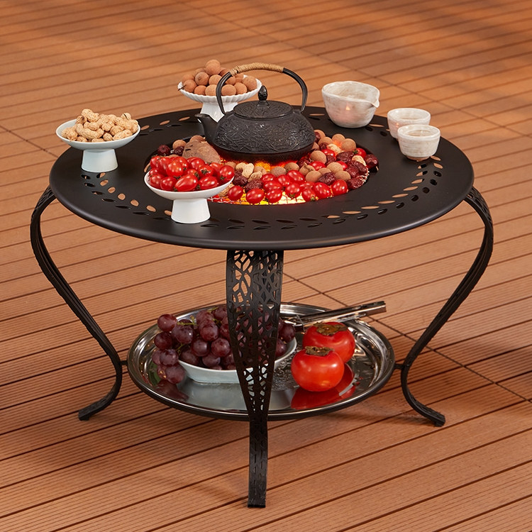 冬季室内碳盆桌子无烟炉冬天取暖器火炉木炭烧烤架火盆架烧烤炭炉,住宅家具,庭院烤火炉,淘宝优惠券,粉丝福利购,淘宝优惠卷