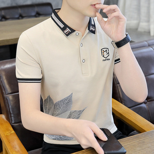 新款 男士 高端夏季 纯棉Polo衫 舒适百搭休闲体 翻领短袖 T恤冰感半袖