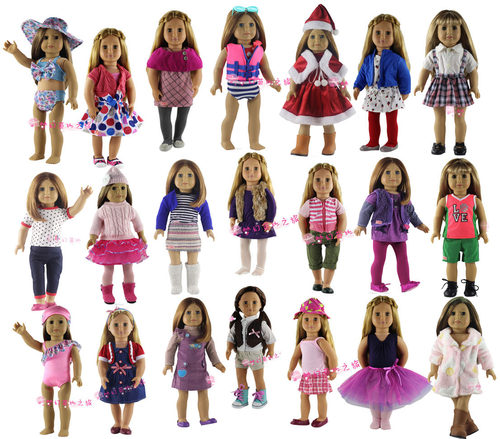 多款新款45cm 18寸美国女孩娃娃衣服American Girl鞋套装系列