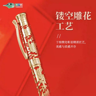 【新春特惠】扬子鳄996古韵中国龙美工笔练字签名书法笔直尖钢笔