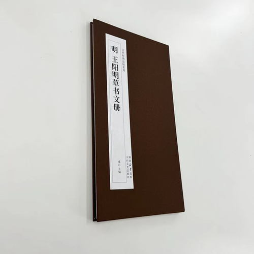 王阳明草书文册 高清复刻经折装毛笔字帖