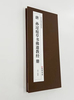 孙过庭草书佛遗教经二玄社版 高清原大复刻艺术装饰字画