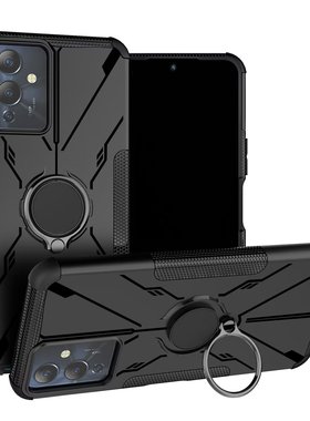 适用传音infinix hot12i机甲熊手机壳Tecon spark8指环支架保护套