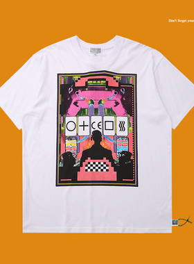 CAVEMPT CE电报机纯棉 日系潮牌CAV EMPT C.E情侣新款短袖T恤INS