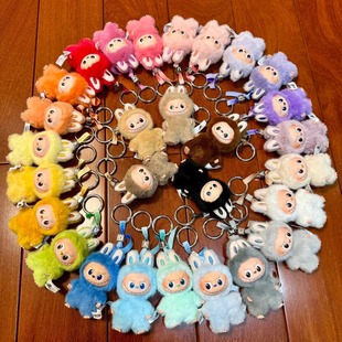 POPMART泡泡玛特LABUBU拉布布心底密码 系列搪胶毛绒挂件盲盒四代