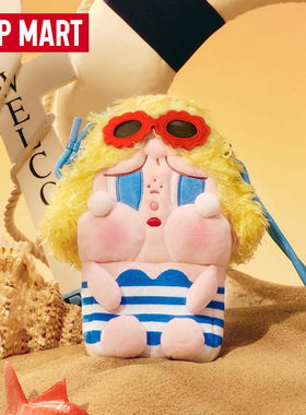 POPMART泡泡玛特CRYBABY哭娃Vacation Mode On系列MINI斜挎包潮玩