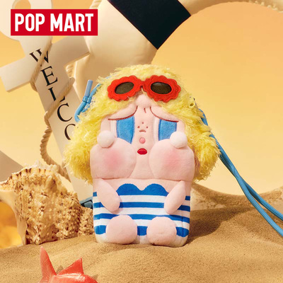 POPMART泡泡玛特CRYBABY哭娃Vacation Mode On系列MINI斜挎包潮玩