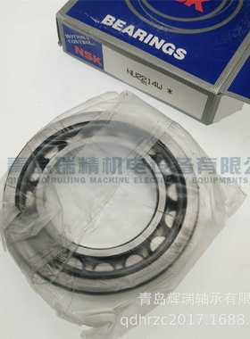N-S-K 圆柱滚子轴承 NU2214W 内圈无挡边 70mm X 125mm X 31mm