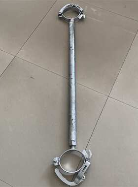 FD-125单体支柱防倒装置有头有尾 长800-1400mm防倒防滑 镀锌钢管