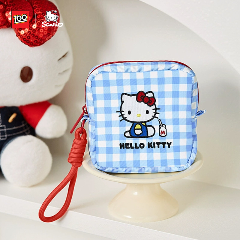 HelloKitty凯蒂猫防水卫生巾收纳包大容量学生随身姨妈巾便携包