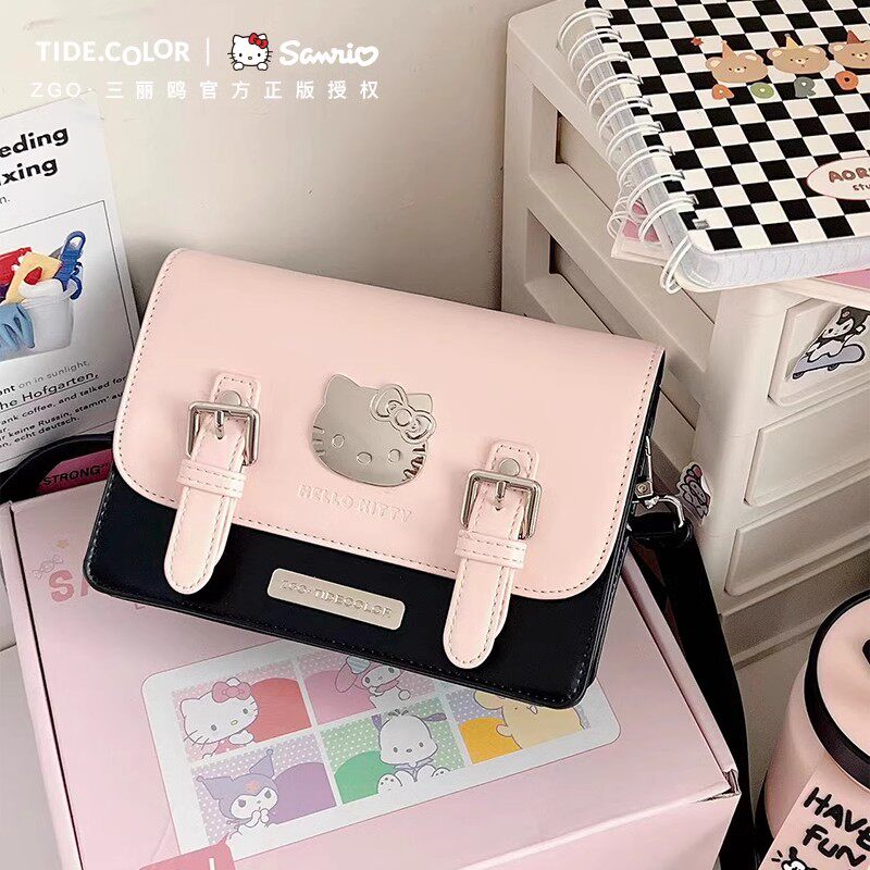 hellokitty凯蒂猫三丽鸥联名包包女款学生单肩斜挎包女生生日礼物