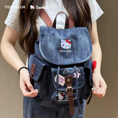 三丽鸥helloKitty牛仔背包