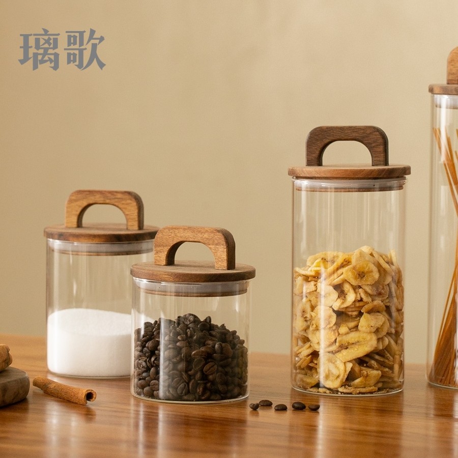 相思木盖防潮茶叶罐密封罐储物罐