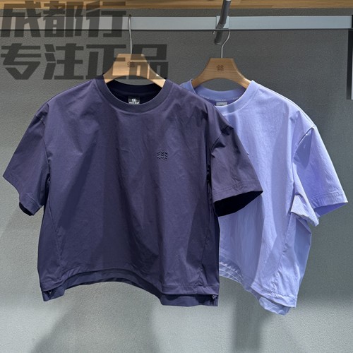 可隆KOLON SPORT女款户外防泼水舒适百搭短款短袖T恤LKRT6MT636