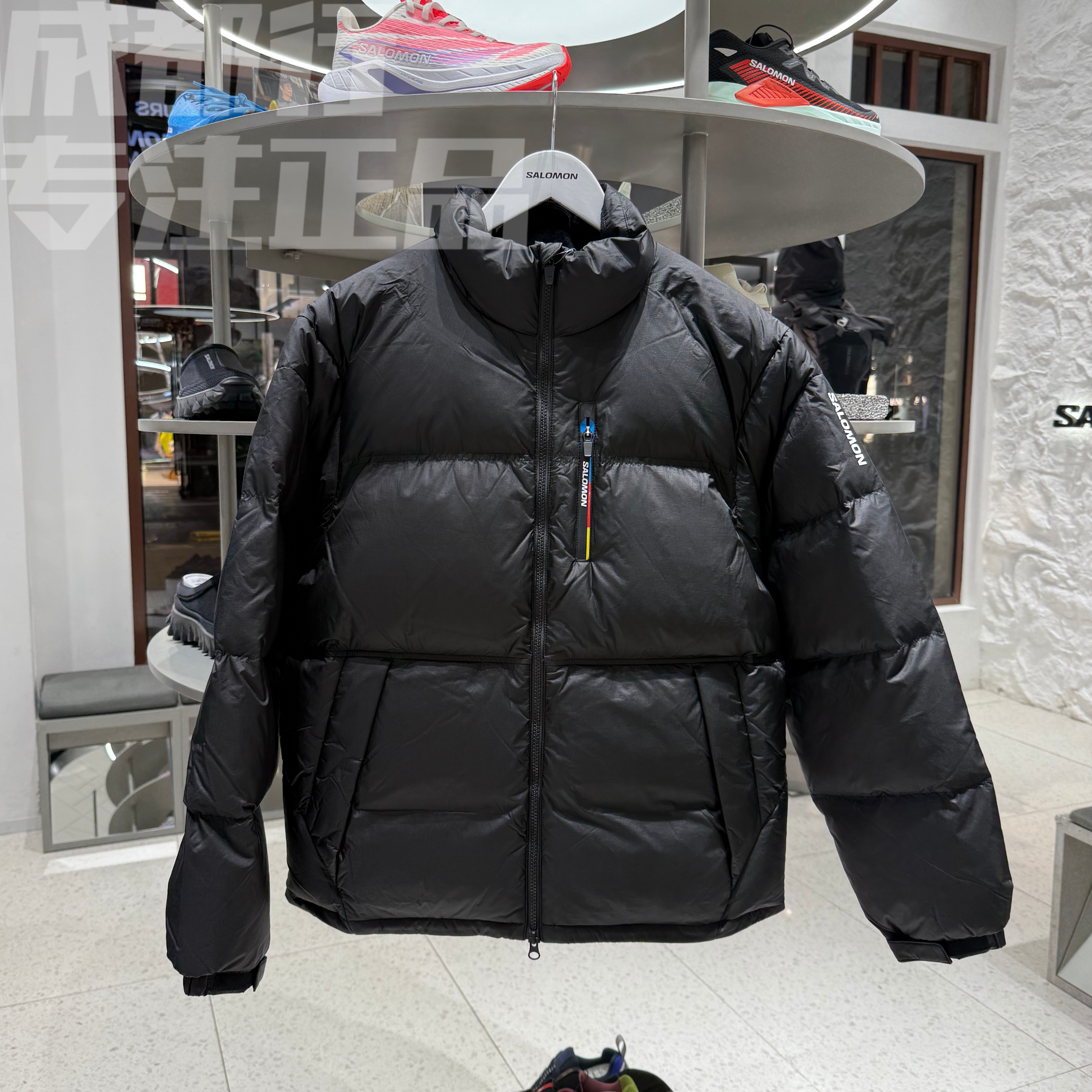 SALOMON萨洛蒙 Contour男款舒适立领保暖纯色羽绒服C25808
