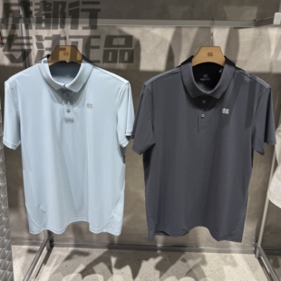 可隆KOLON SPORT男款户外吸湿排汗速干轻薄短袖POLO衫LHPT6MNO81