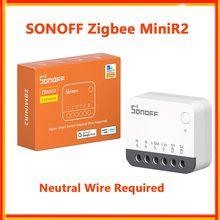 Sonoff zbminir2 zigbee迷你智能开关通断器零火线易微联语音控制