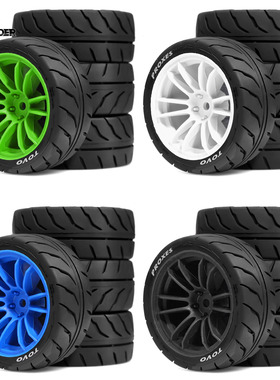 RS红蜘蛛1/10WRC拉力MST平跑漂移胎XV02田宫TT01京商hpi樱花 W216