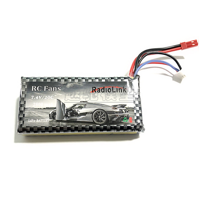乐迪RC6GS RC3S RC4GS遥控器专用电池 7.4V 2800mah控电锂电池