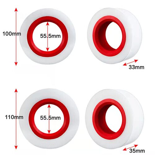 1/10仿真攀爬车 1.9寸100mm 110mm双层加硬轮胎海绵SCX10 TRX4 - 封面