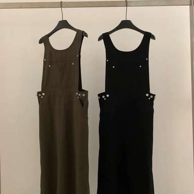 26年夏上新复古工装直筒百搭背带裙(无内搭)61012