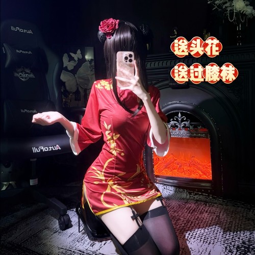 星光咖啡馆与死神之蝶枣子姐cos四季夏目cos红旗袍女装现货