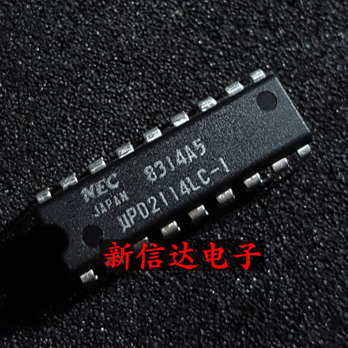 UPD2114LC-1  原码进口IC 自家现货测试好【直插DIP18】