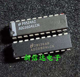 ADC0804LCN 原码进口芯片  自家现货测试好【直插DIP20】