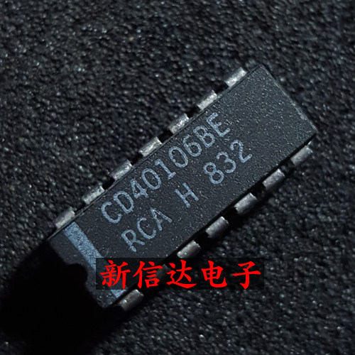 CD40106BE   原码进口IC 自家现货测试好 【直插DIP14】