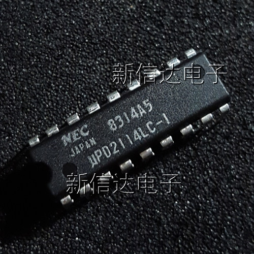 UPD2114LC-1 原码进口芯片  自家现货测试好 【直插DIP18】