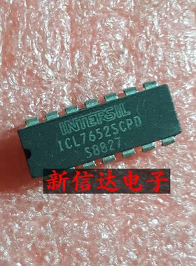 ICL7652SCPD    原码进口芯片 现货测试好 【直插DIP14】