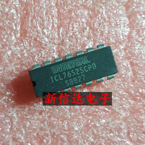 ICL7652SCPD    原码进口芯片 现货测试好 【直插DIP14】