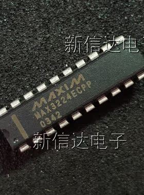 MAX3224ECPP   原码进口芯片  自家现货测试好  【直插DIP20】