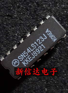 SN54LS123J      原码进口IC 自家现货测试好 【陶瓷CDIP16】