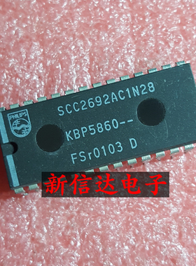 SCC2692AC1N28     原码进口芯片 现货测试好 【直插DIP28】