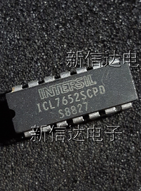 ICL7652SCPD   原码进口芯片  自家现货测试好 【直插DIP14】